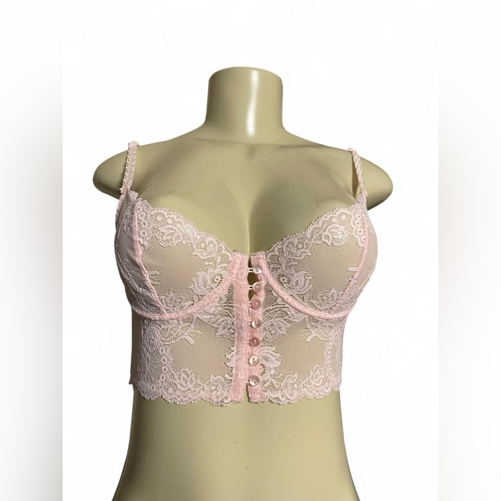 La Perla Blush Lace Bustier